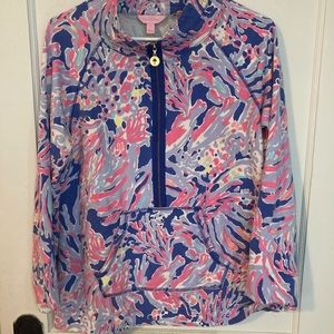 GUC Lilly Pulitzer Popover Shrimply Chic Sz L
